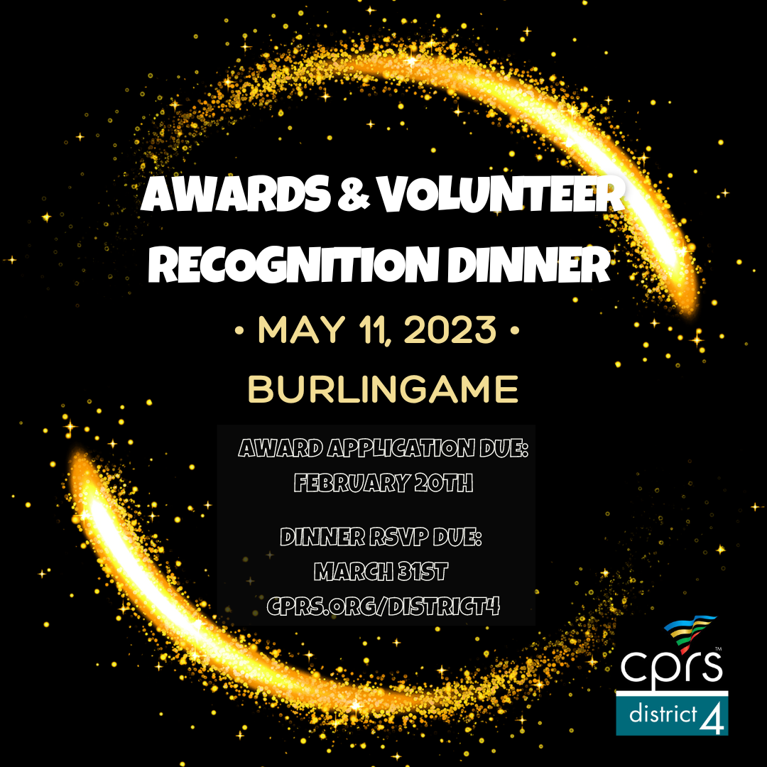 CPRS D4 Awards and Volunteer Recognition Dinner